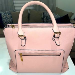 Pink Vegan Leather Purse